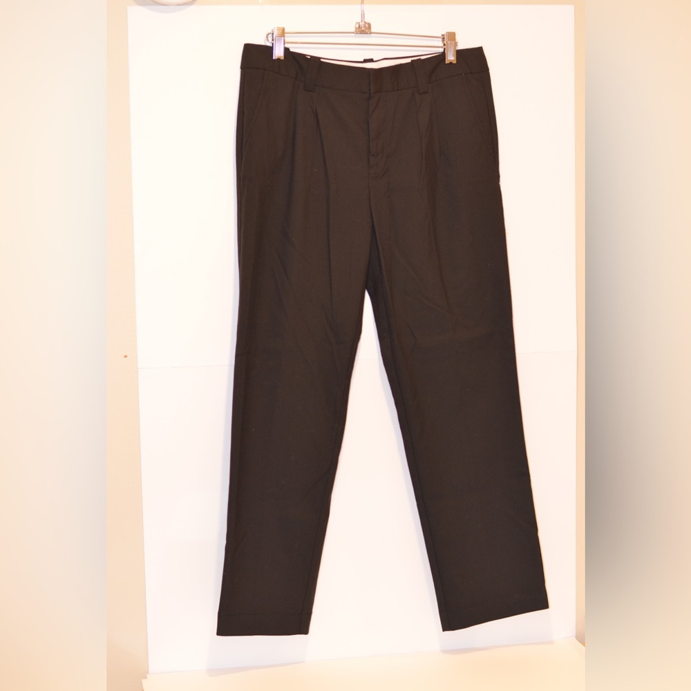 GAP Slip Cropped Black Stretch Work Pant Size 4